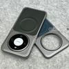 For Huawei Mate 80 Pro Case Fashion Magnetic For MagSafe Fine Grain PU Leather Electroplated PC Lightweight Hard Cover