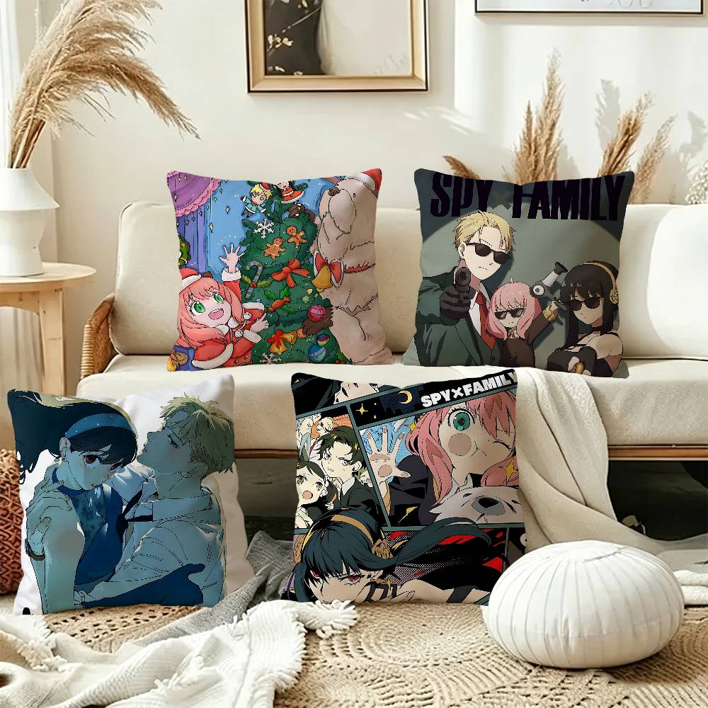 Anime Spy x Family Cushion Cover Decorative Pillow Sofa Home Decor case pillow cases