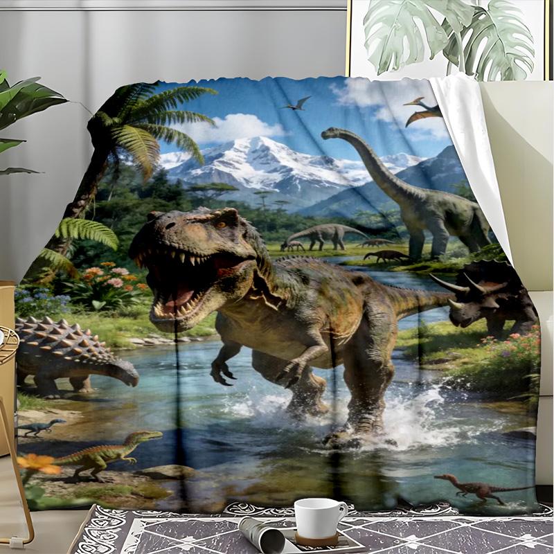 London Cityscape Sunset Scenery Fleece Printed Flannel Blanket, Warm Soft Throw Sofa Bed Blanket