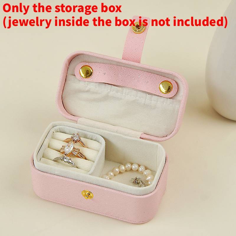 Jewelry Storage Box With Abs Material For Travel And Gift Use
