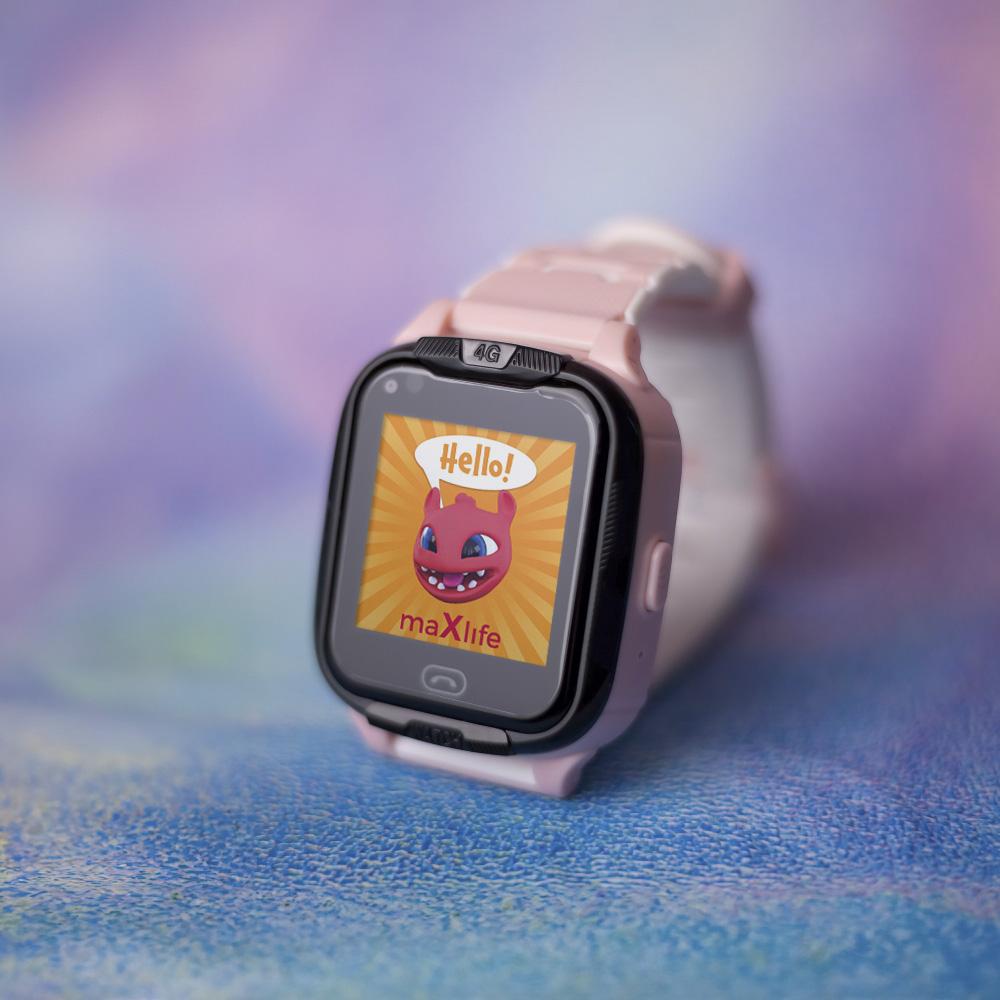 Maxlife Smartwatch 4G Mxkw-350 Różowy Gps Wifi