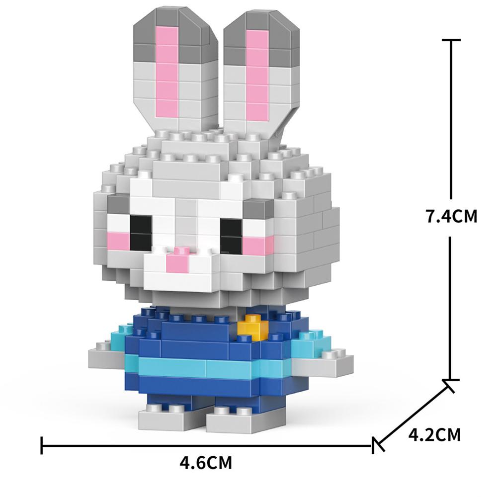 Cartoon Anime  Blocks Kuromi My Melody Cinnamoroll Mouse Building Blocks Doll Toy Kids Birthday Gift
