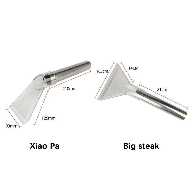 MultiFunctional Wet Dry Vacuum Head Heavy Dutys Plastic Clearly Head 304 Steel Hose For Furniture Car Interior Cleaning