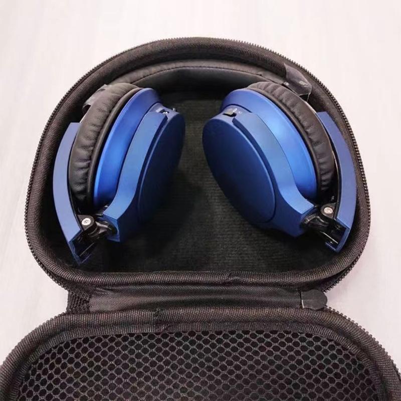 EVA Headphone Carrying Case Organiser Bag with Mesh Pocket for MAJOR III Accessories Black