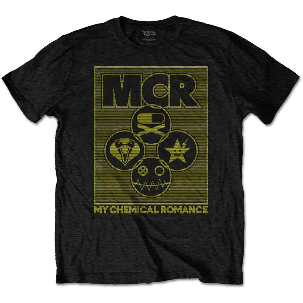 My Chemical Romance Men s MCRTS03MB02 T-Shirt, Black, Medium L