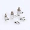 1Pcs Speed Regulation Air Tube Connector Connector Fitting Speed Control Valve