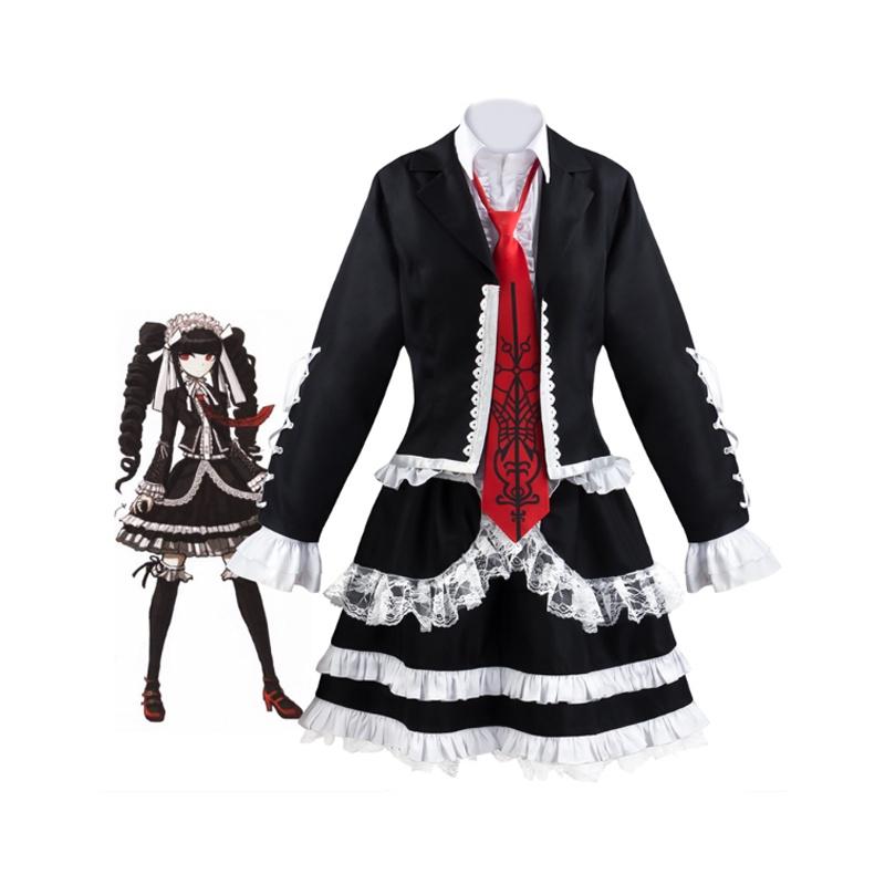 New Anime Danganronpa Dangan Ronpa Celestia Ludenberg Cosplay Costume Suit Authentic Look