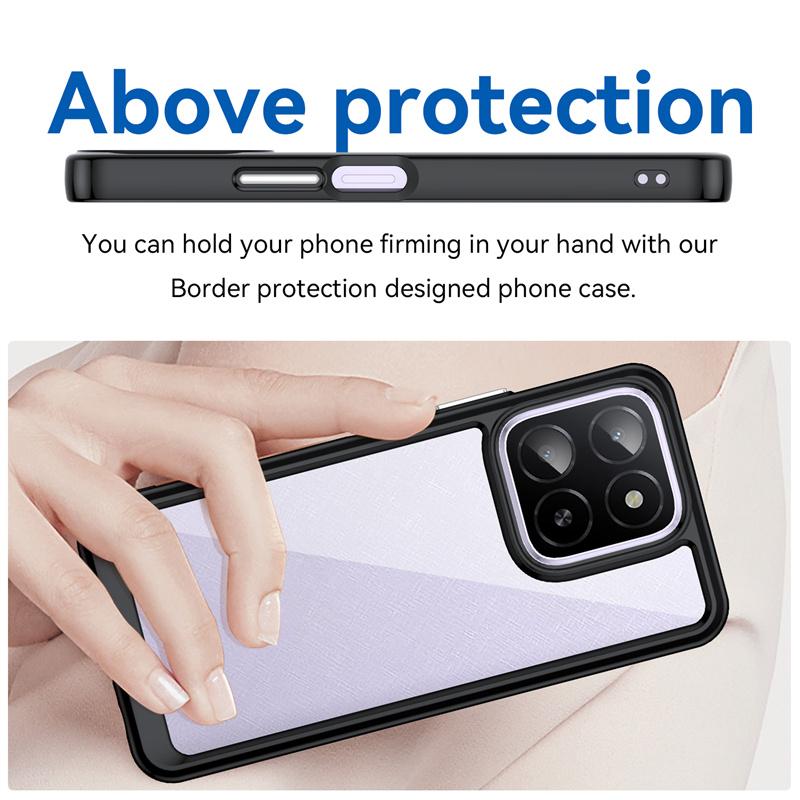 Transparente Bunte TPU Hülle für Honor X5b Plus X8b X6b 5G X7c Schutzhülle Klare Schale Fundas Coque Capa