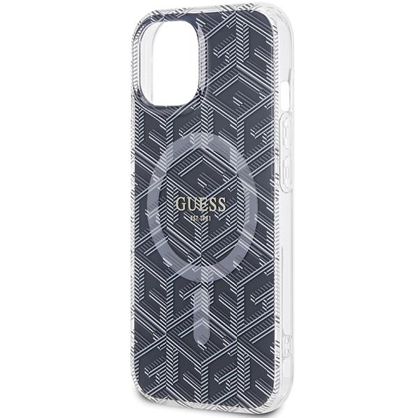 Guess Guhmp15Shgcustgk Iphone 15 / 14 / 13 6.1 Czarny/Black Hardcase Iml Gcube Magsafe