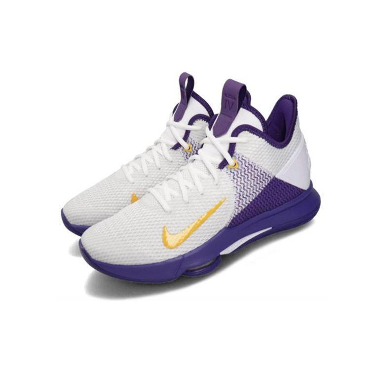 Nike LeBron Witness 4 EP Lakers Pánské tenisky Bílá Amarillo Field-Purple CD0188-100