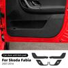 Für Skoda Fabia 2007-2014 2008 2009 Anti-Tritt Anti-Schmutz Aufkleber PU-Leder Autotür Anti-Kratz-Schutz Türverkleidung Schutzpolster