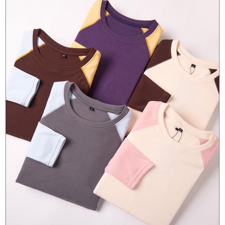 Color Block Double-Sided Plush Hoodie - Warm Autumn/Winter Layer for Couples