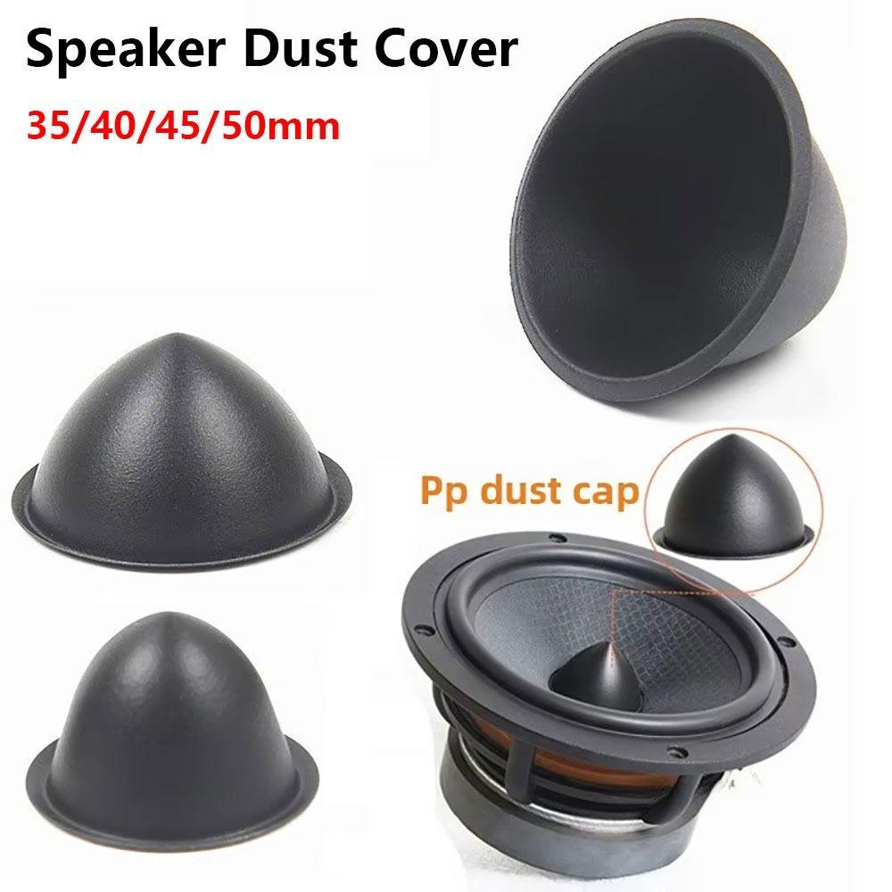 1/4Pcs PP Coned Dust Caps Black Protective Sleeve  Speaker Repair Parts Accessories