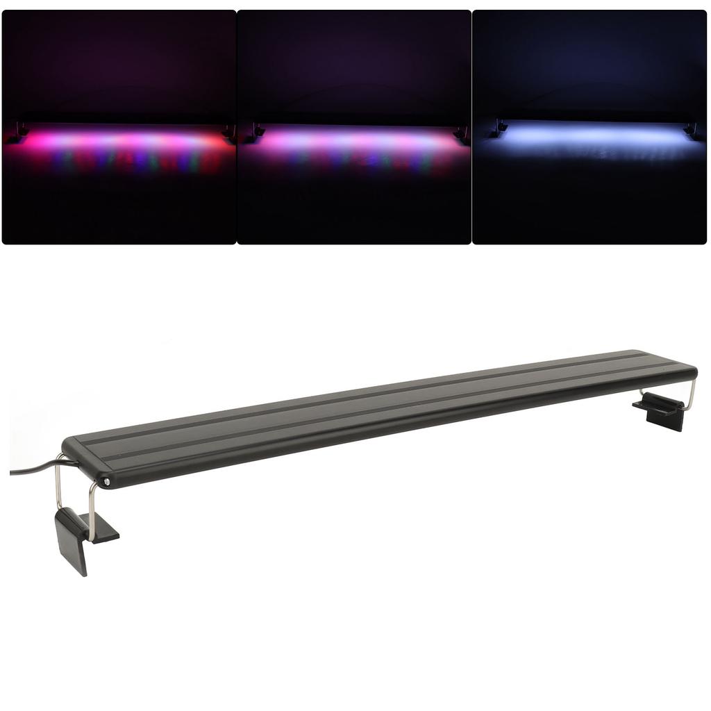 LED Aquarium Light 6W 3 Colors Modes Timer Function Aquarium Light for 20 Inch to 24 Inch Fish