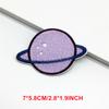6Pcslot Cartoon Astronaut Patches On Clothes Sticker Self-Adhesive Stripes For Clothing Embroidery Patch Appliques Rocket Badge