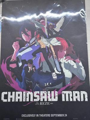 CHAINSAW MAN Dolby Poster Unopened Used