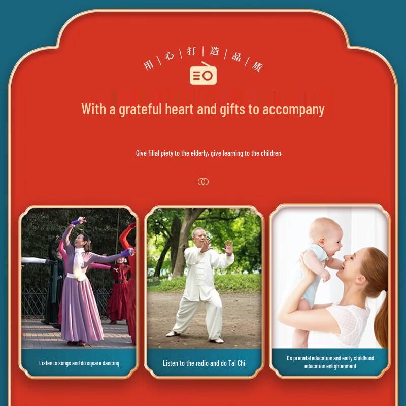 Newsmy N131 Portable Bluetooth & Card Radio Speaker (CN version)