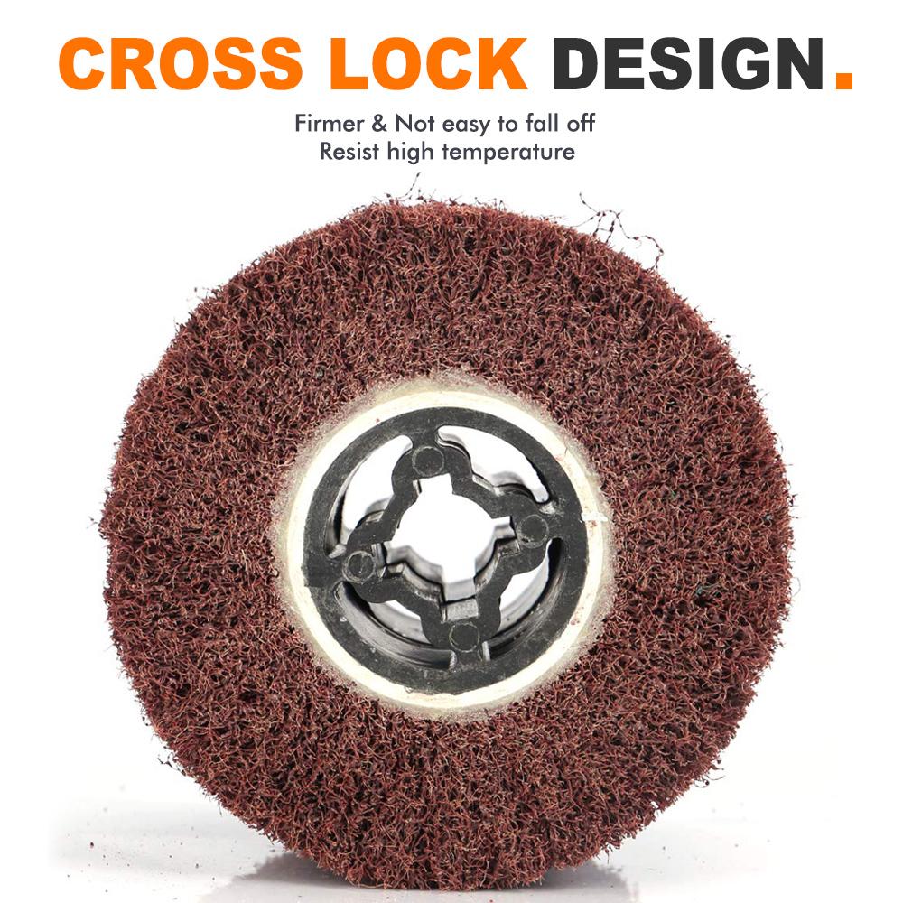 M10/M14 Multifunctional Electric Angle Grinder Burnishing Polishing Machine Attachment Accessories Metal Steel Wood Sander