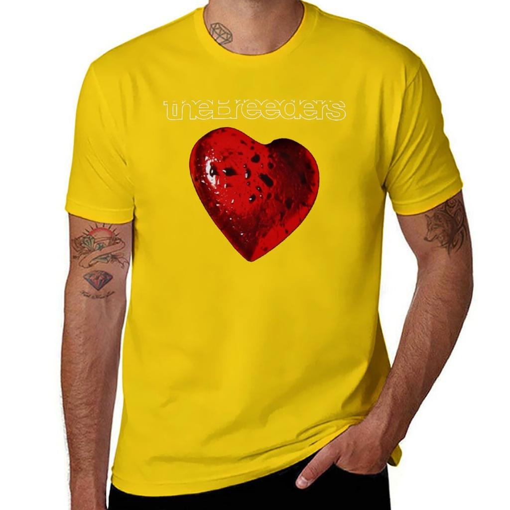 The Breeders - Last Splash T-Shirt Schwergewichte lustige koreanische Mode Kurzarm-T-Shirt Herren T-Shirt Grafik