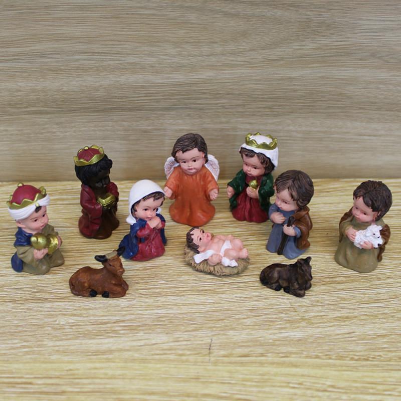 Simulated Model Doll Birth Jesus Figurine Micro Landscape Garden Decoration