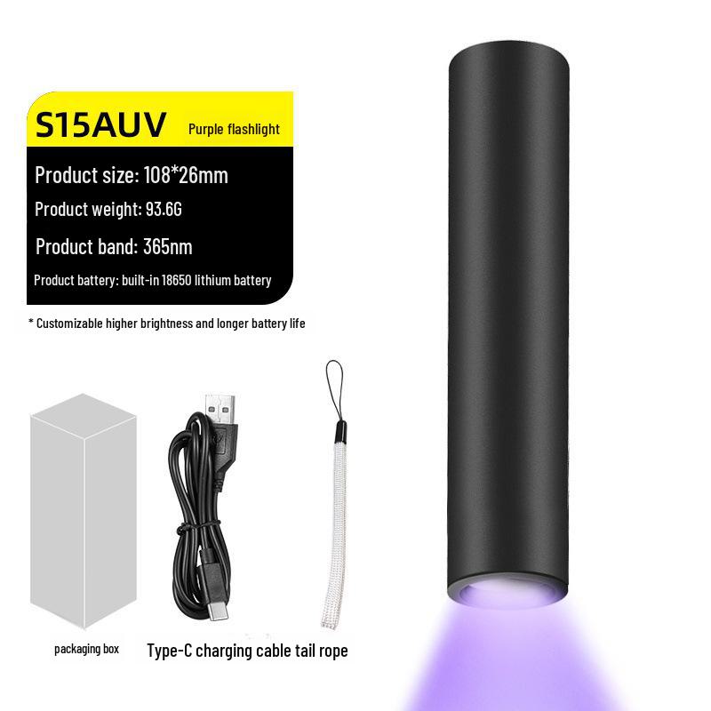 Wood's UV Lamp: Cat Moss Nail Art Curing, Banknote Detection, Night Light with Ultraviolet ID, Scorpion Light.