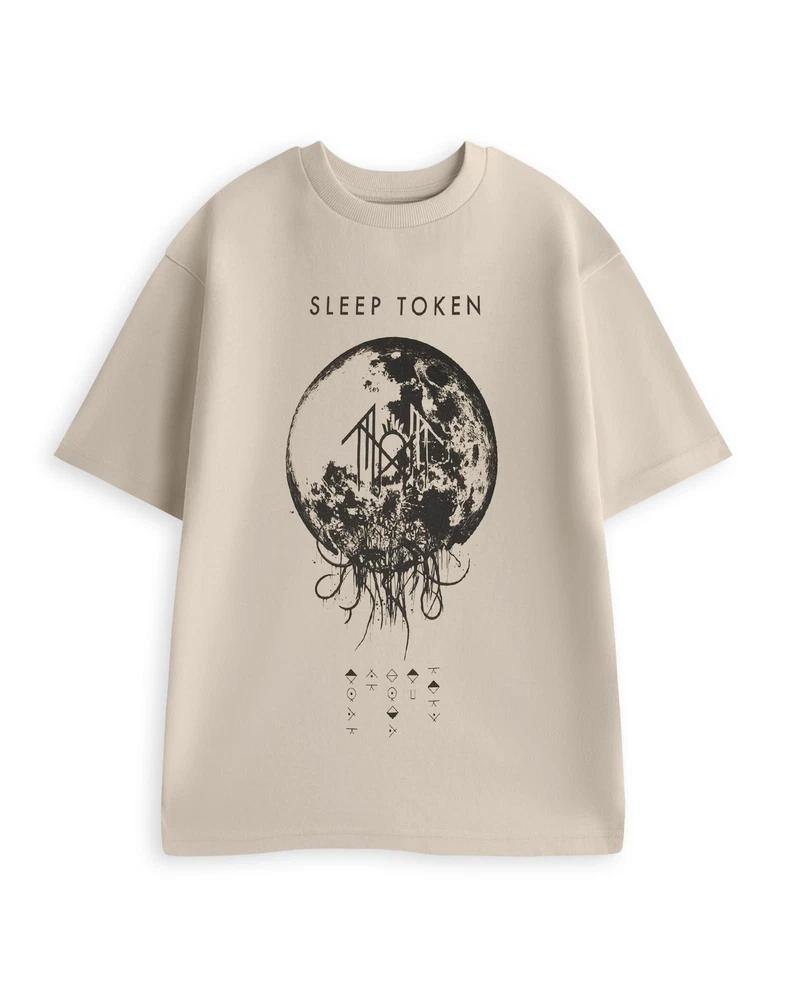Sleep token short sleeved tshirt unisex oatmeal official merch M