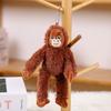 20cm Cute Little Monkey Pendant Plush Doll Animal Hanging Plushies Bag Soft Stuffed Backpack Keychain Dolls