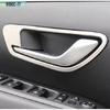 For Hyundai Tucson -2024 Silver Titanium Inner Door Handle Cover Trim 4X