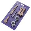 7Pcs PB/PP/PE/PPR 4′/6′ Pipe Heating Hot Melting Tool Hot Melt Sealer Kit for Plumbing Repair Reusable Leak Fix Leak Stopper