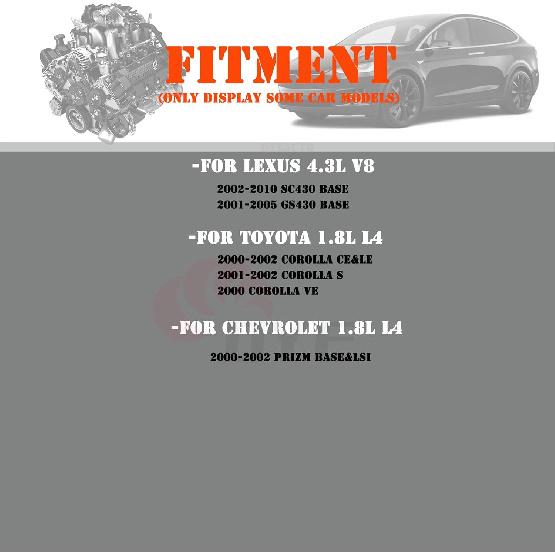 Mass Air Flow Sensor Meter MAF 222040D010 197400-2060 Fit for Lexus GS430 2001-2005,SC430 2002-2010&Toyota Corolla 2000-2002&Chevrolet Prizm