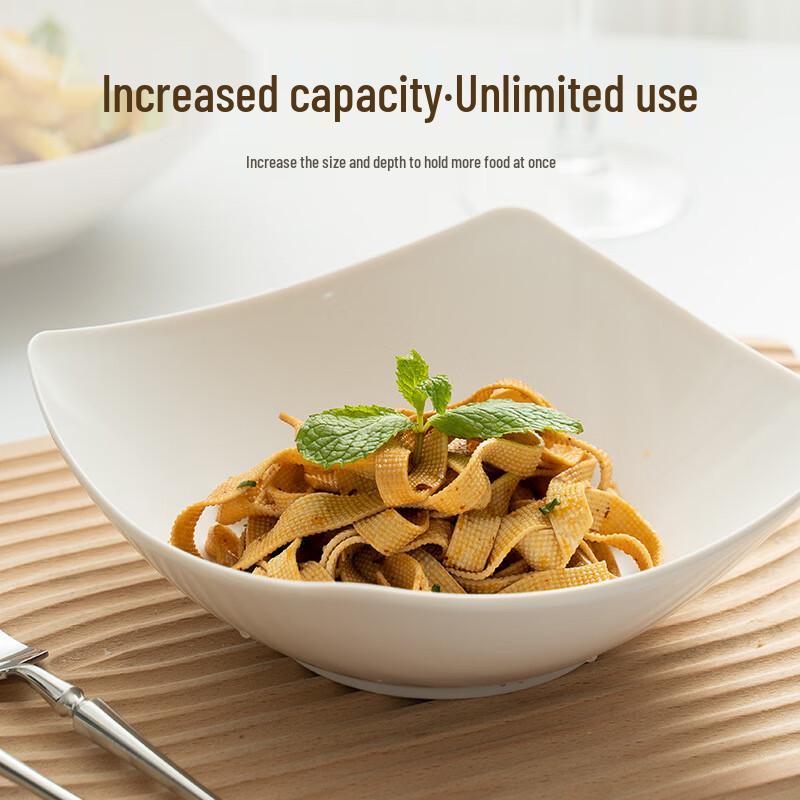 Zhinianhua Минималистичная квадратная пластиковая салатница