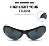 Protective Glasses New Y2K Sports Punk Sunglasses Fashion Alloy Frame Sun Glasses Personalized UV Protection Sunglasses Oculos