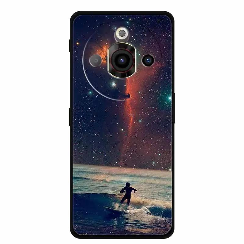 Funda For ZTE Nubia Focus Pro 5G Soft Bumper For Nubia Focus Pro Black Silicone Phone Cases Nubia Focus Pro 5G Protective Coque