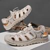 Fashion Leisure Walk Mens Casual Summer Shoes Outdoor Breathable Beach Shoes Fashion Sport Sandals All-match Hollow Out Flats Sneakers