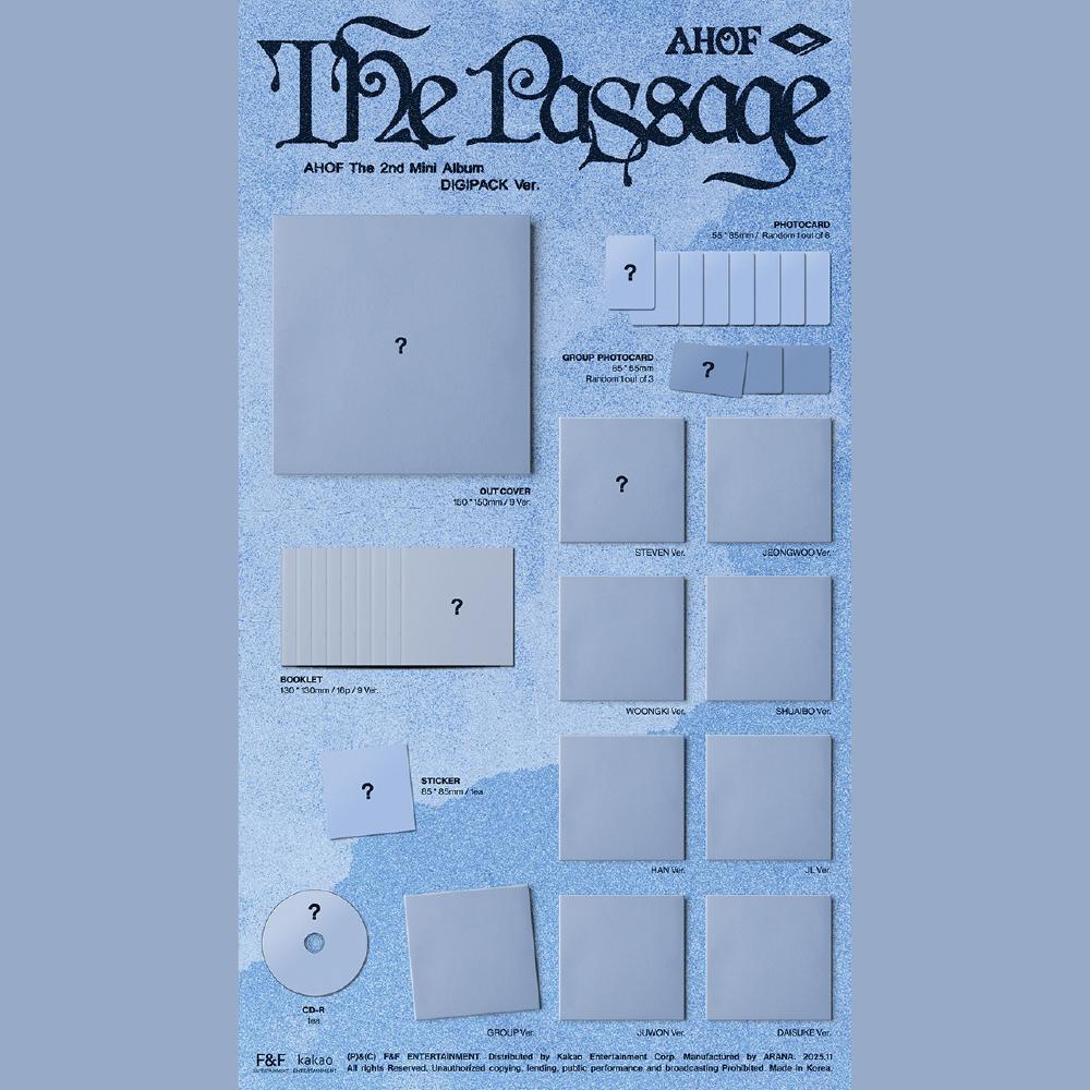 Pre-order AHOF The 2nd Mini Album The Passage Digipack ver. & SHOP POB