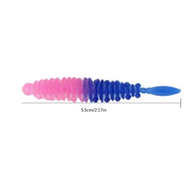 20Pcs Color Fishing Lures Slow Sinking Lures Fishing Simulations Loach Soft Baits Colorful Swimming Lures Fishing Baits