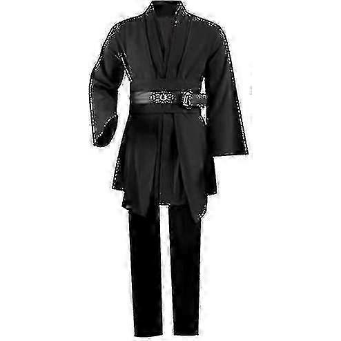 Adult Tunic Costume For Jedi Outfit Skywalker Halloween Cosplay Costume Hooded Robe Cloak Full Set Uniform Three Versions