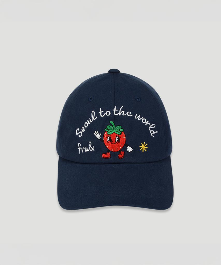 Peuluaen Seoul Single Logo Ball Cap_3 Colors