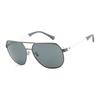Emporio Armani Brand Logo Alloy Aviator Sunglasses Unisex Couple Black