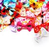 30PCS Dog Bow With Rubber Band Dog Hair Accessories Handmade Movable Puppy Bows For Dogs and Cats Cute Pet Accessories