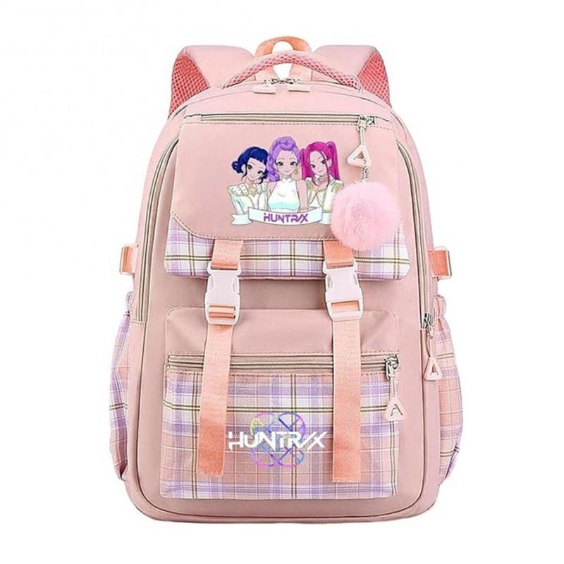 Stylish Anime Kpop Inspired Large Capacity Backpack Women Students Travel Campus Daily Use