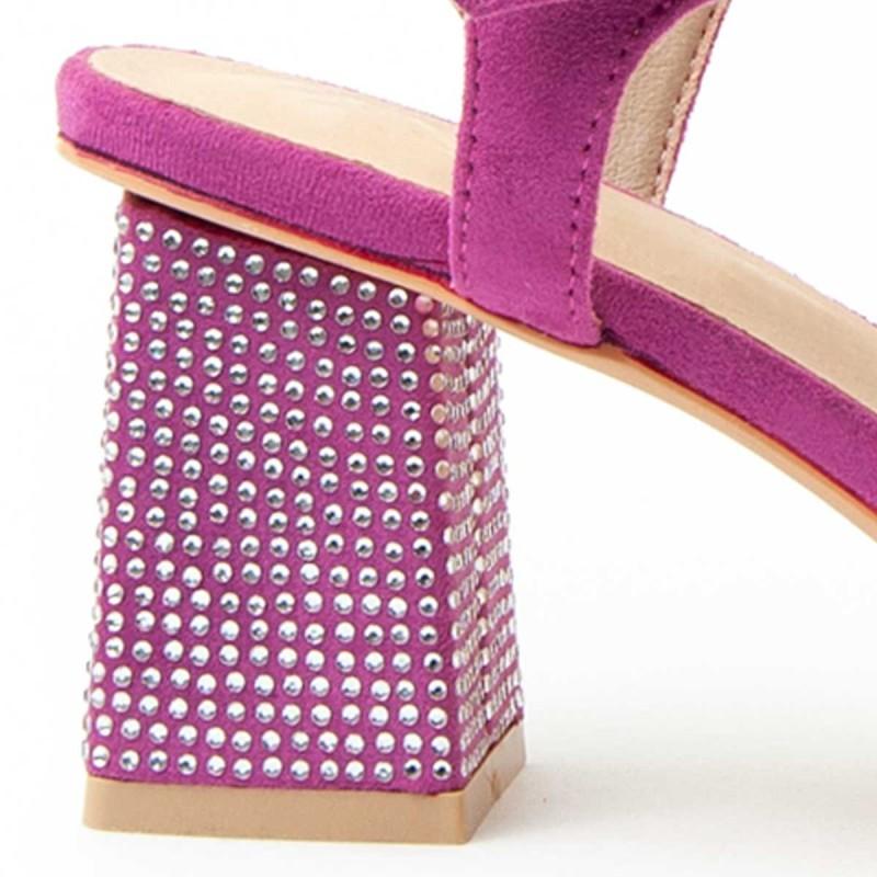 Sandalia Con Tacón Para Mujer.  Montevita  Sanndarey10  90523