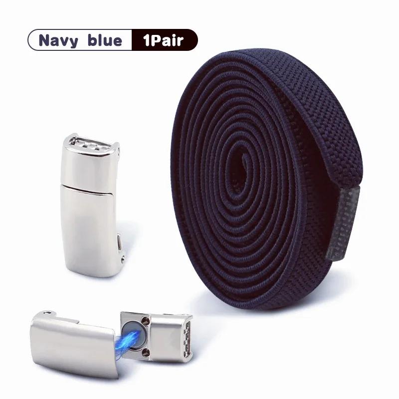 1Pair No Tie Shoe Laces Magnetic Shoelaces Without Ties Elastic Laces Sneakers Outdoor for Kids Adult Shoelace Shoes Accessories