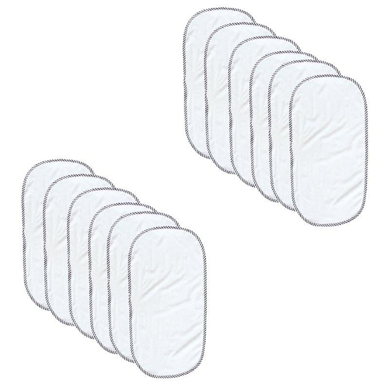 Waterproof Changing Pad Liners 12 Pack Liners Double, Portable Diaper Pads Reusable Cloth Diaper Liners Waterproof Changing Pad
