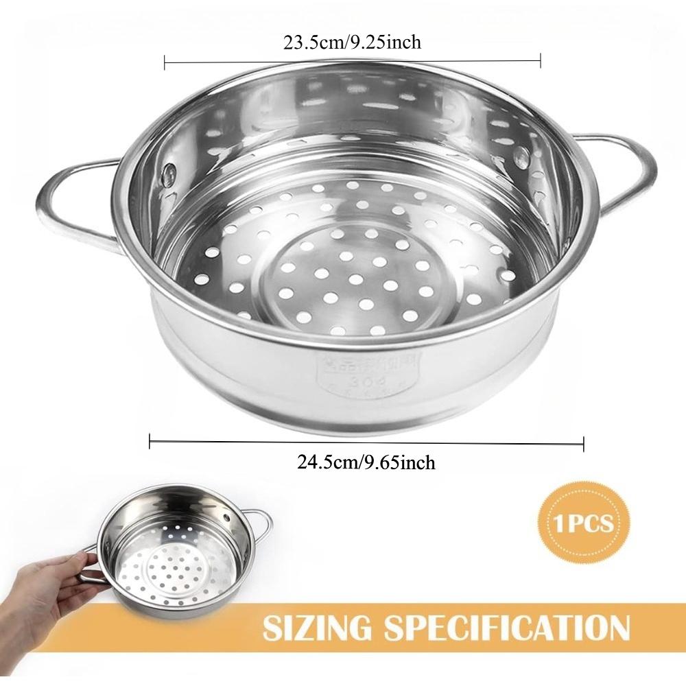 Steamer Basket Stainless Steel Round Cooking Rack Food Steamer Home Kitchen Dim Sum Dumplings Universal Steamer Cookware