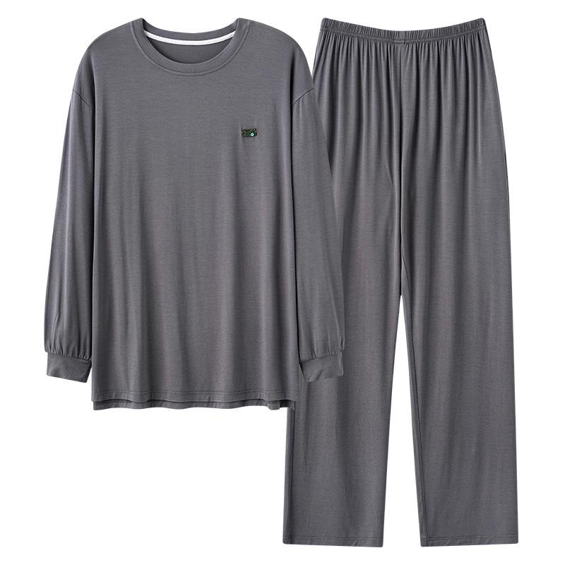 Men's Modal Long Sleeve and Pants Casual Homewear Set - 2025 Spring/Autumn Collection
