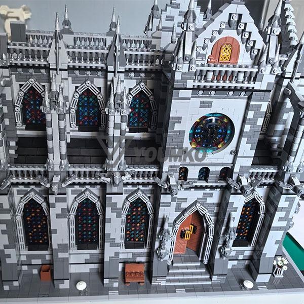 Medieval Cathedral Building Blocks Set Architecture Street View castle Model DIY Puzzle Toys for Children Birthday Gift