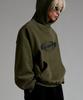 Like The Most Effect Peach Skin Over Hoodie_Khaki Brown