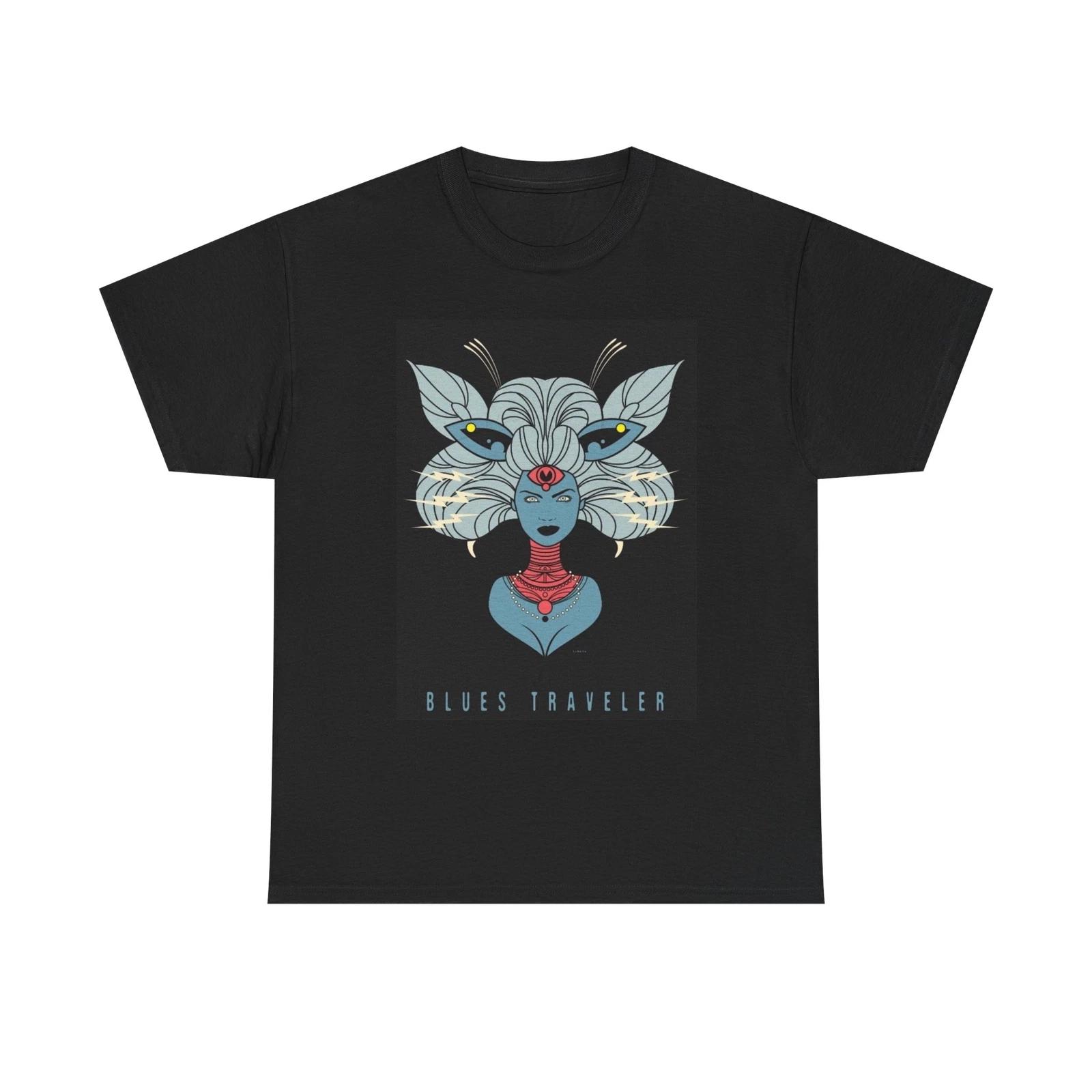 Men s and Women s T-shirts Blues Traveler Graphic Tee L