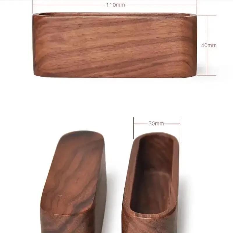 New Wooden Business Card Holder Note Holder Display Rack Card Holder Office Supplies Stationery Desktop Accessories Storage Box
